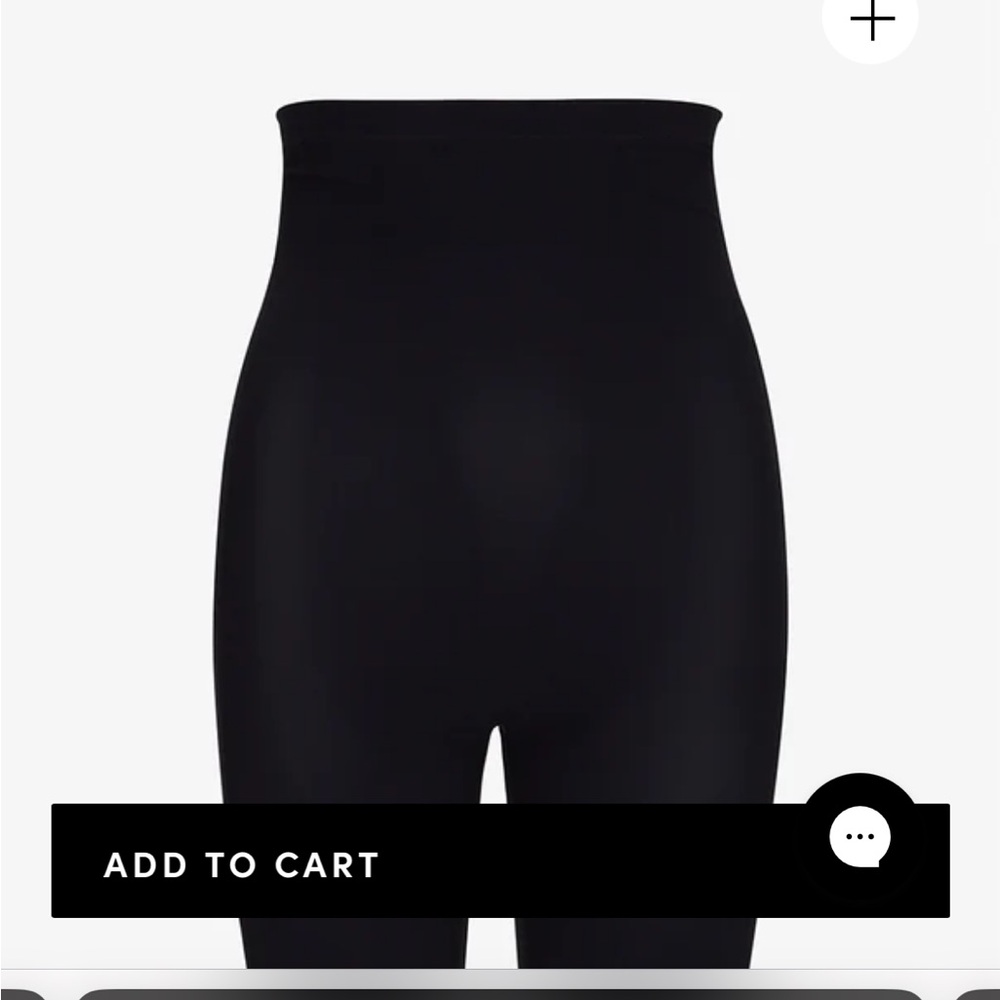 SPANX Black Shapewear High-Waisted Mid-Thigh Short